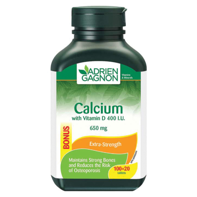 ADRIEN GAGNON CALCIUM EXTRA + VITAMIN D - Online Apoteka ADRIEN GAGNON CALCIUM EXTRA + VITAMIN D